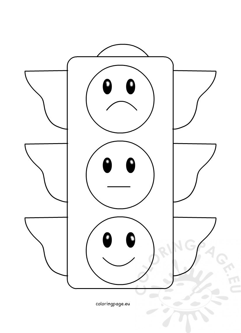 Traffic Light Coloring Page Coloring Page