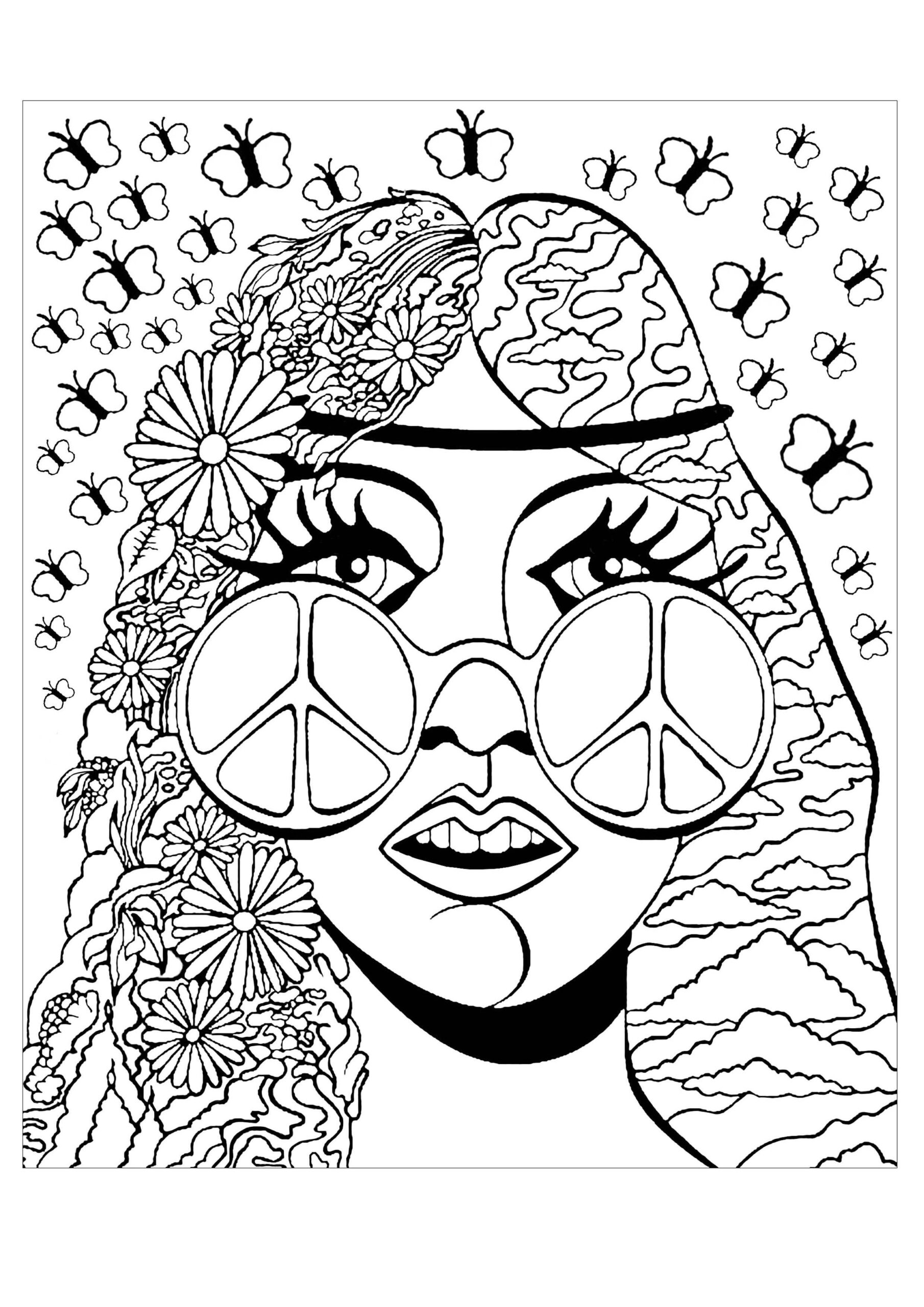Trippy Coloring Pages At Free Printable Colorings Images And Photos Finder