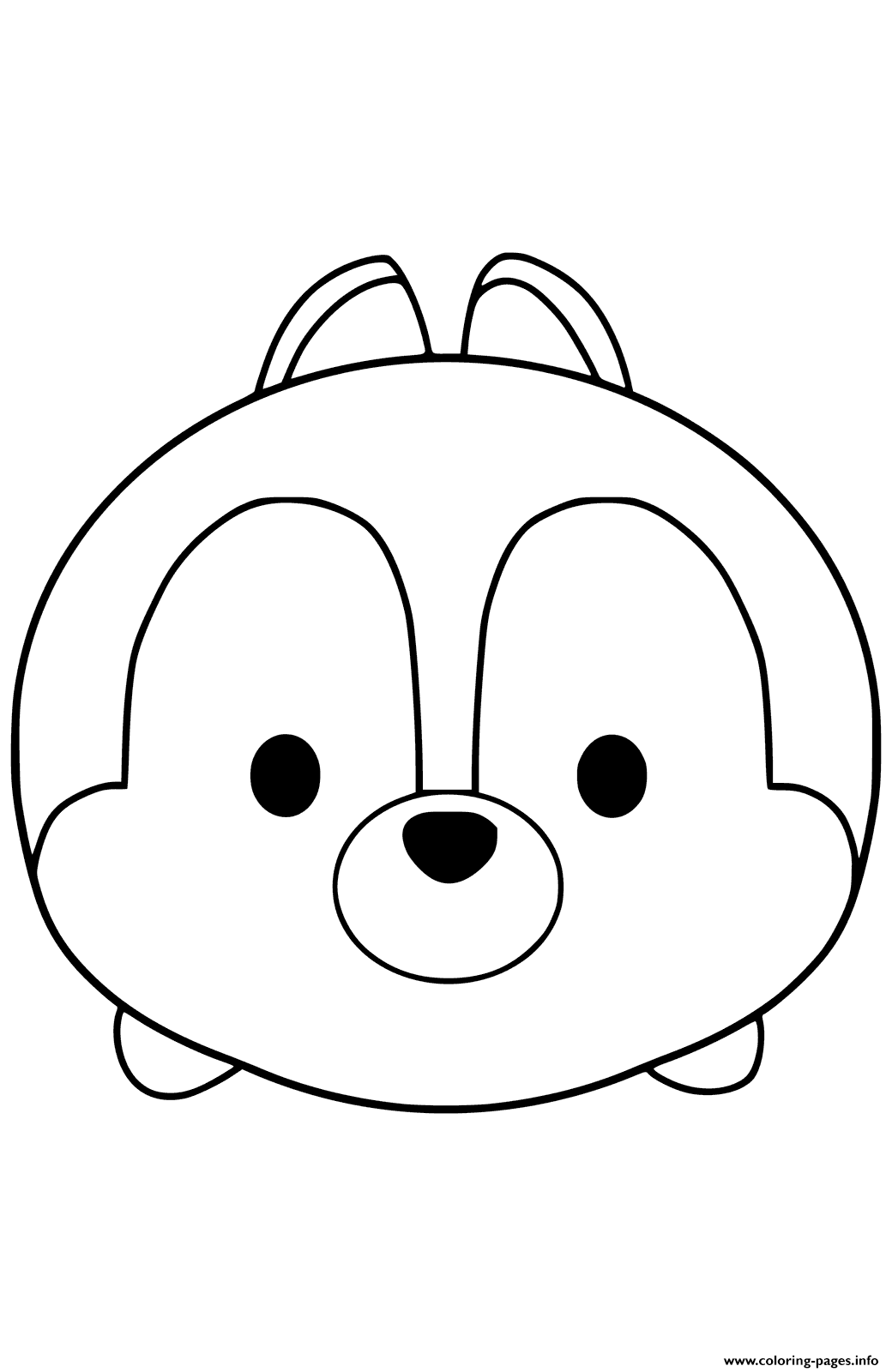 Tsum Tsum Coloring Pages Printable