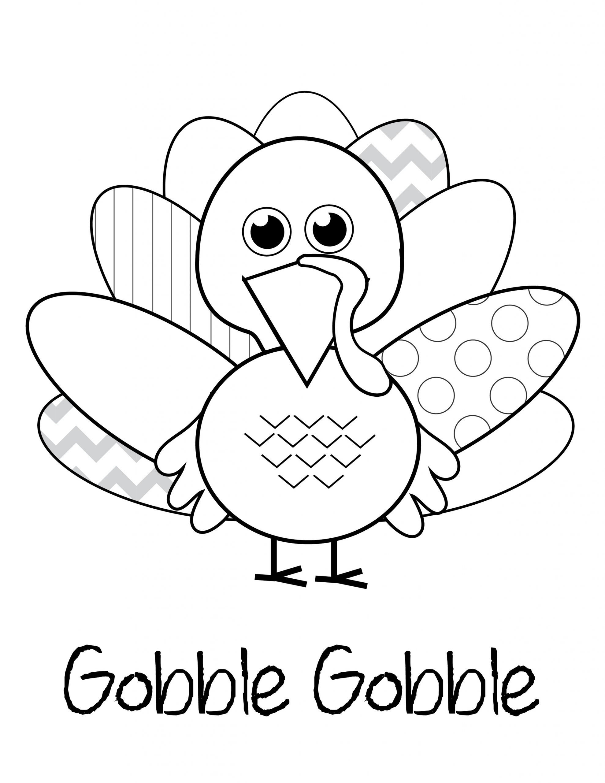 Turkey Coloring Pages For Thanksgiving 101 Coloring