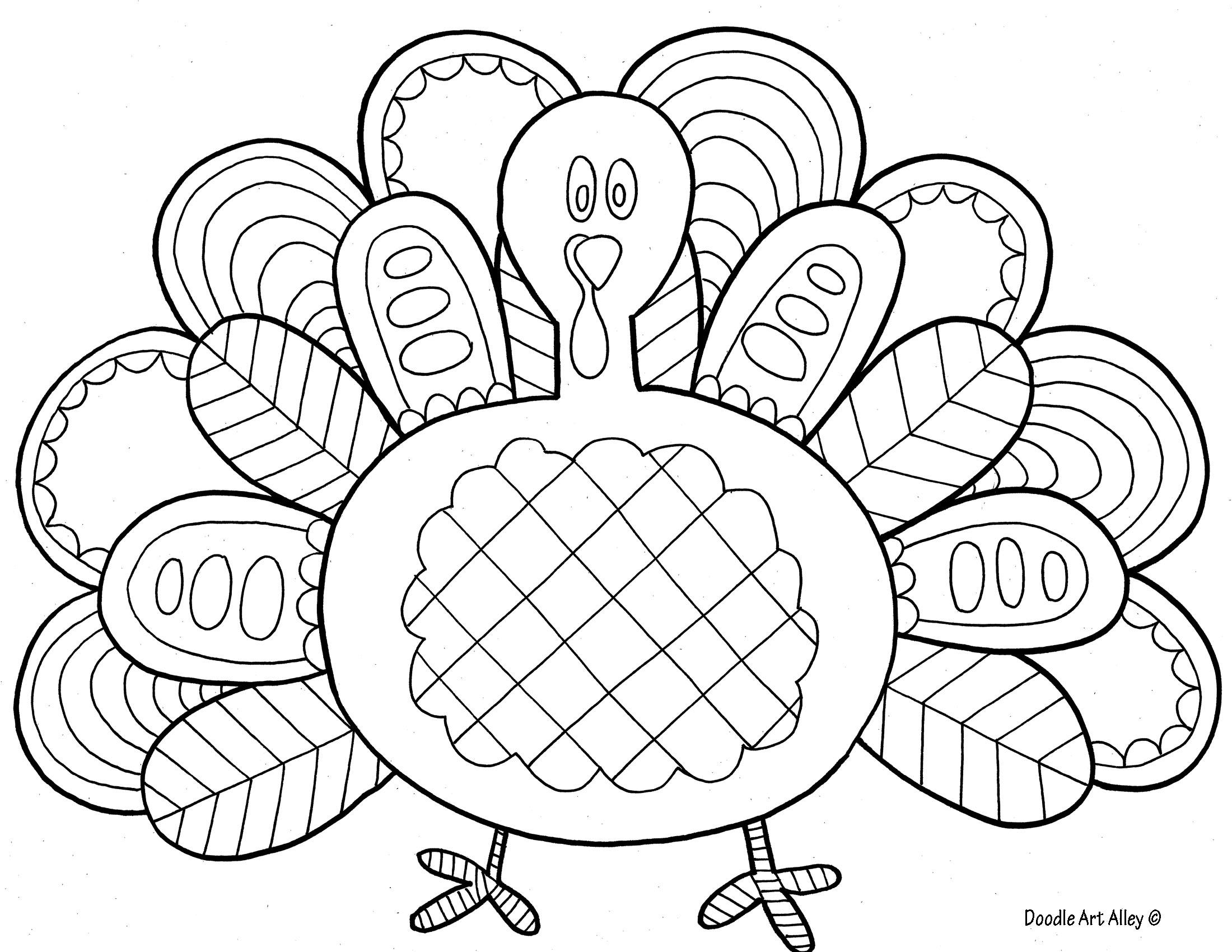 Turkey Coloring Page