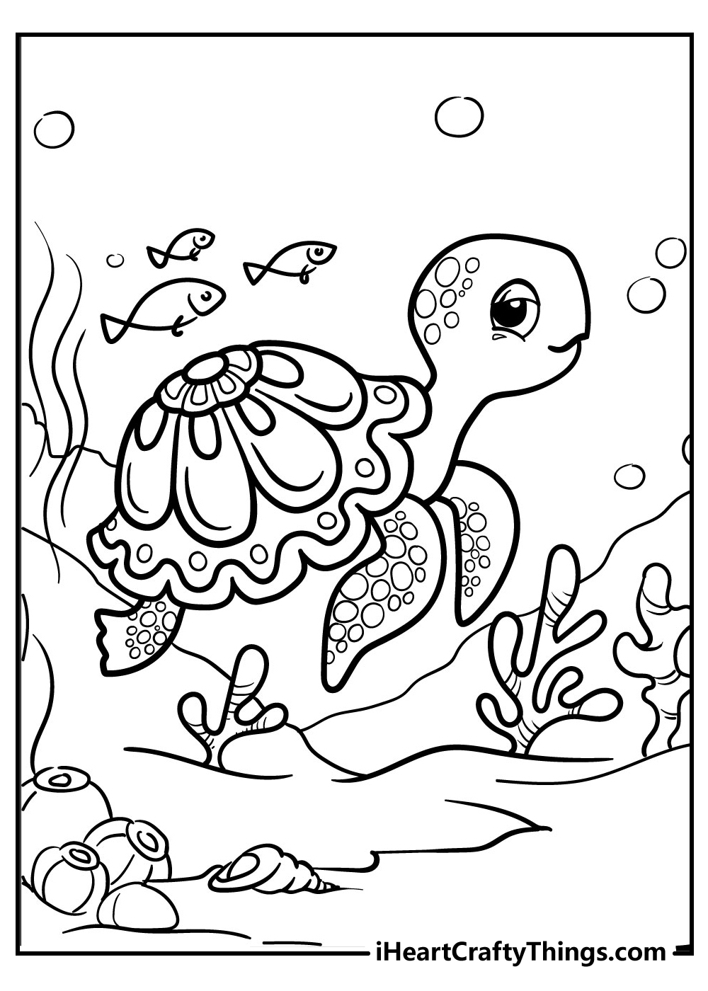 Free Printable Coloring Pages Turtles