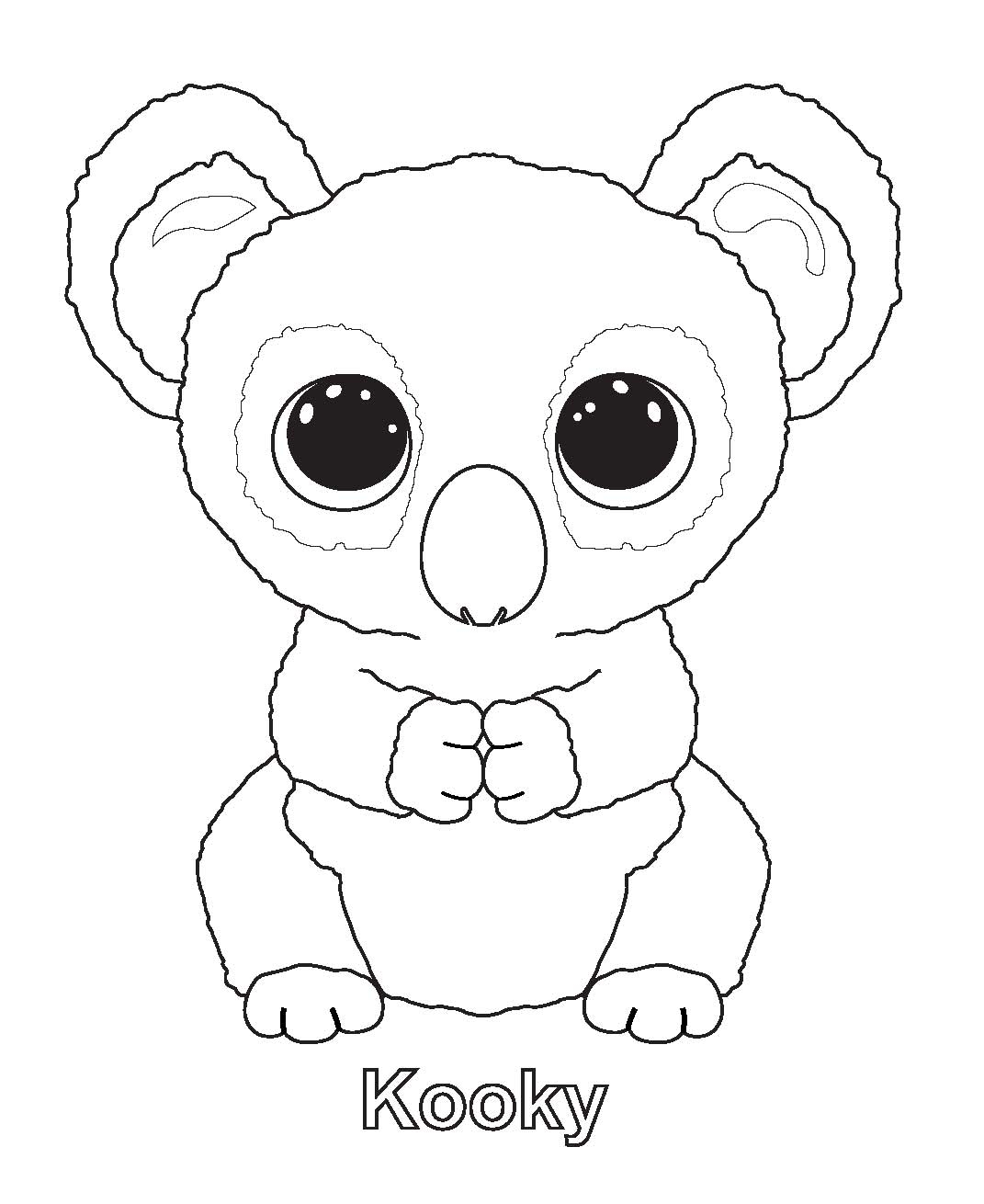 Ty Beanie Boo Coloring Pages Download And Print For Free