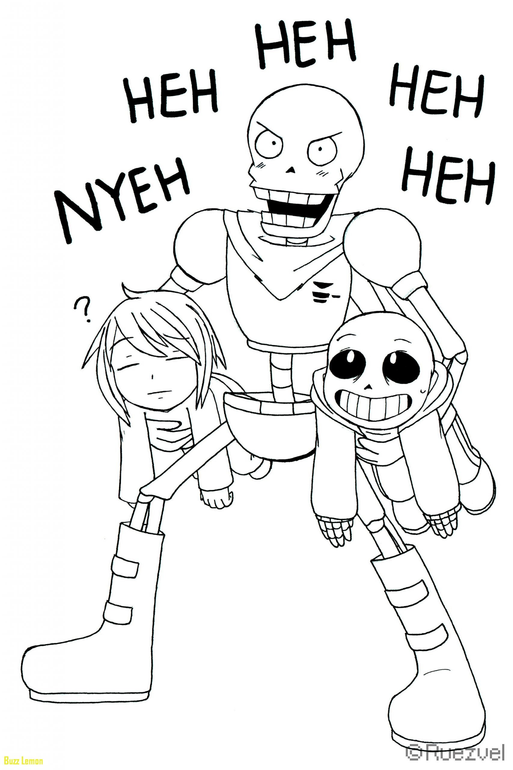 Undertale Sans Coloring Pages Coloring Pages