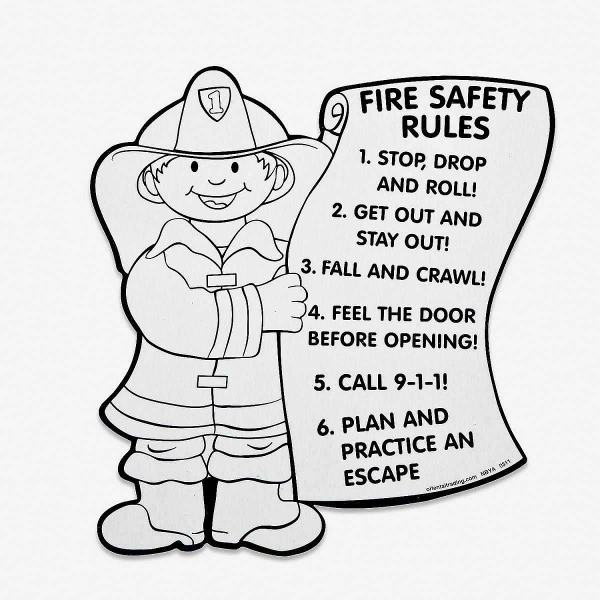 Unique Fire Safety Coloring Pages For Free Colouring Pages With Fire Safety Coloring Pages