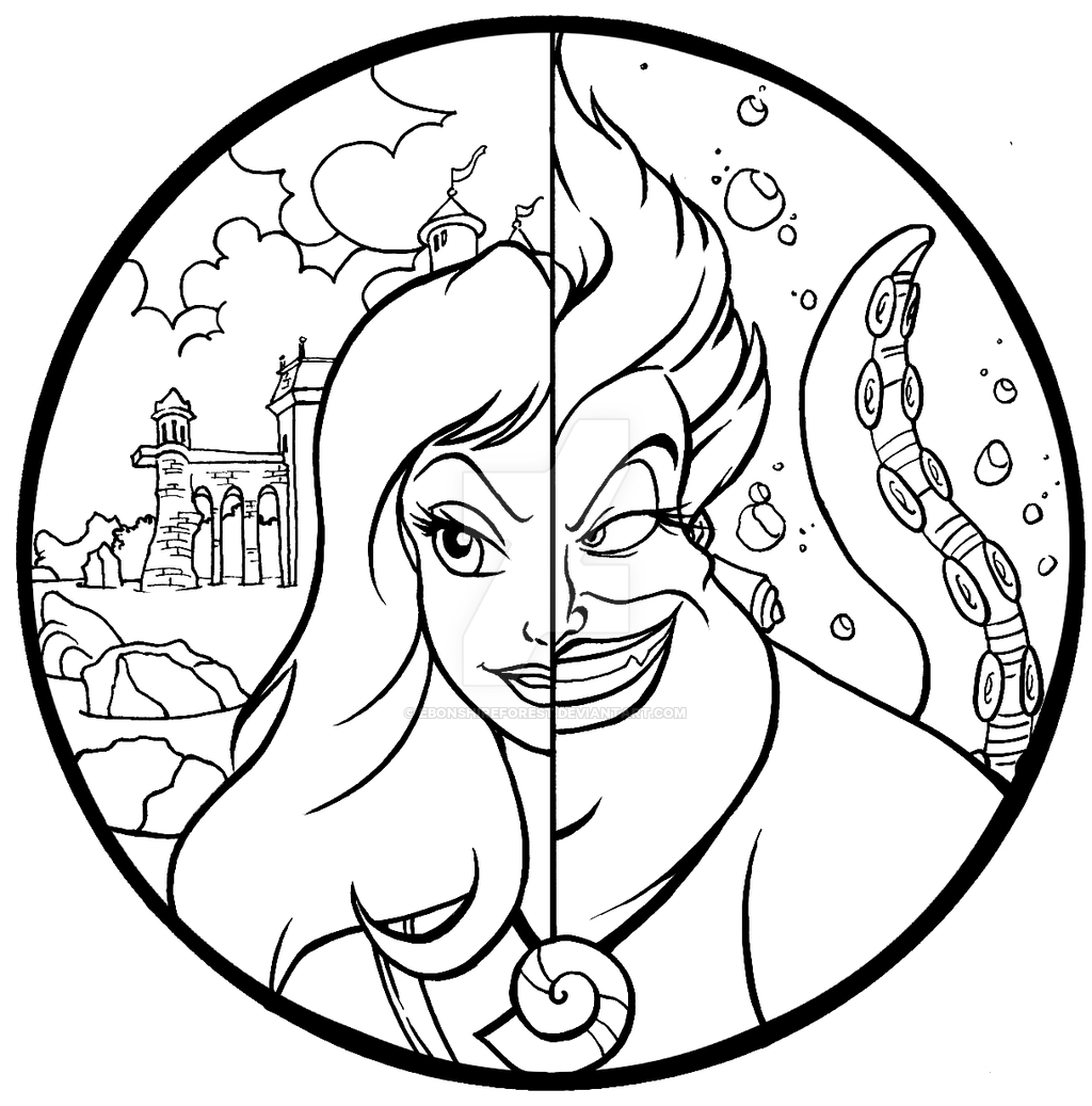 Ursula Coloring Page
