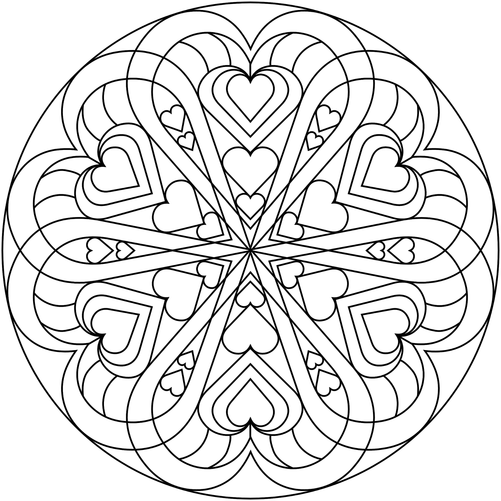 Free Adult Valentine Coloring Pages