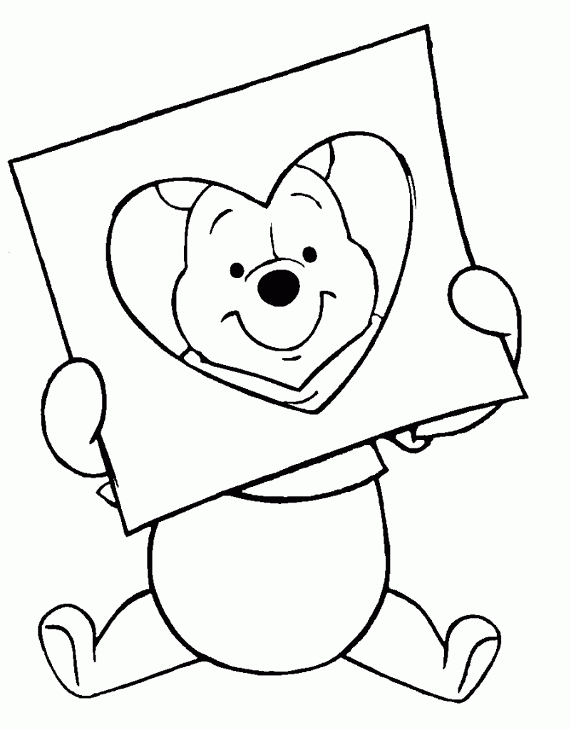 Valentines Disney Coloring Pages Best Coloring Pages For Kids