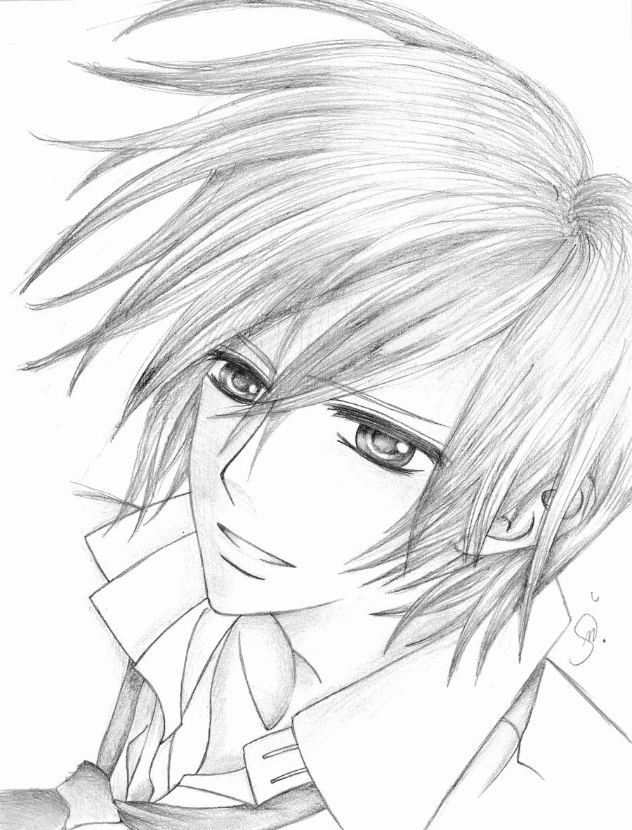Vampire Knight Anime Coloring Pages Lukasbragato
