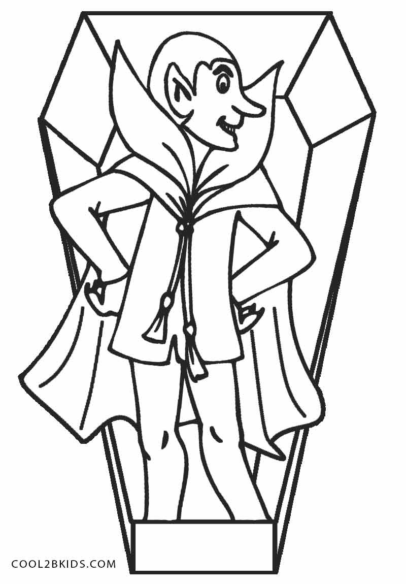 Vampire Coloring Pages