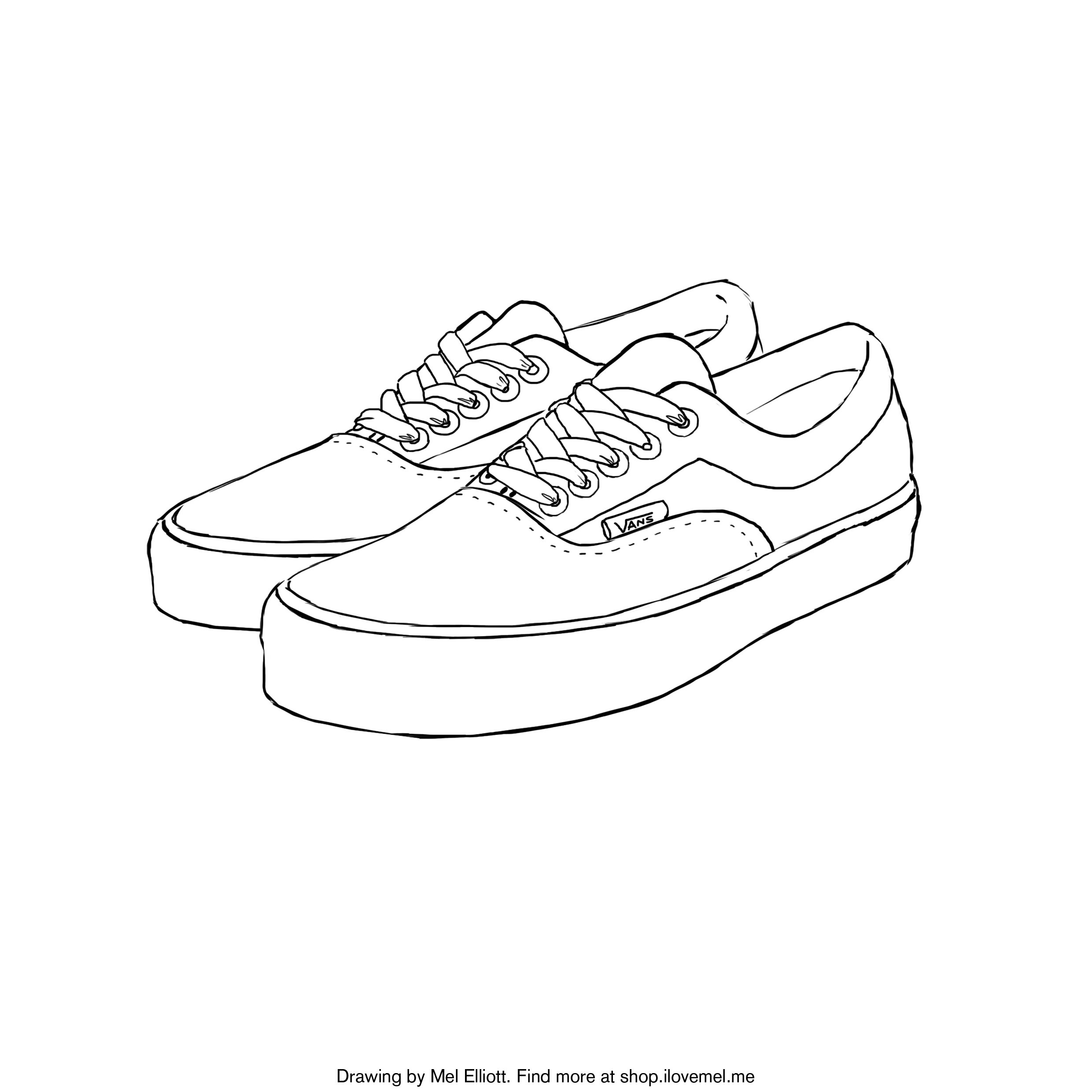 Vans Shoes Coloring Pages At GetColorings Free Printable Colorings Pages To Print And Color