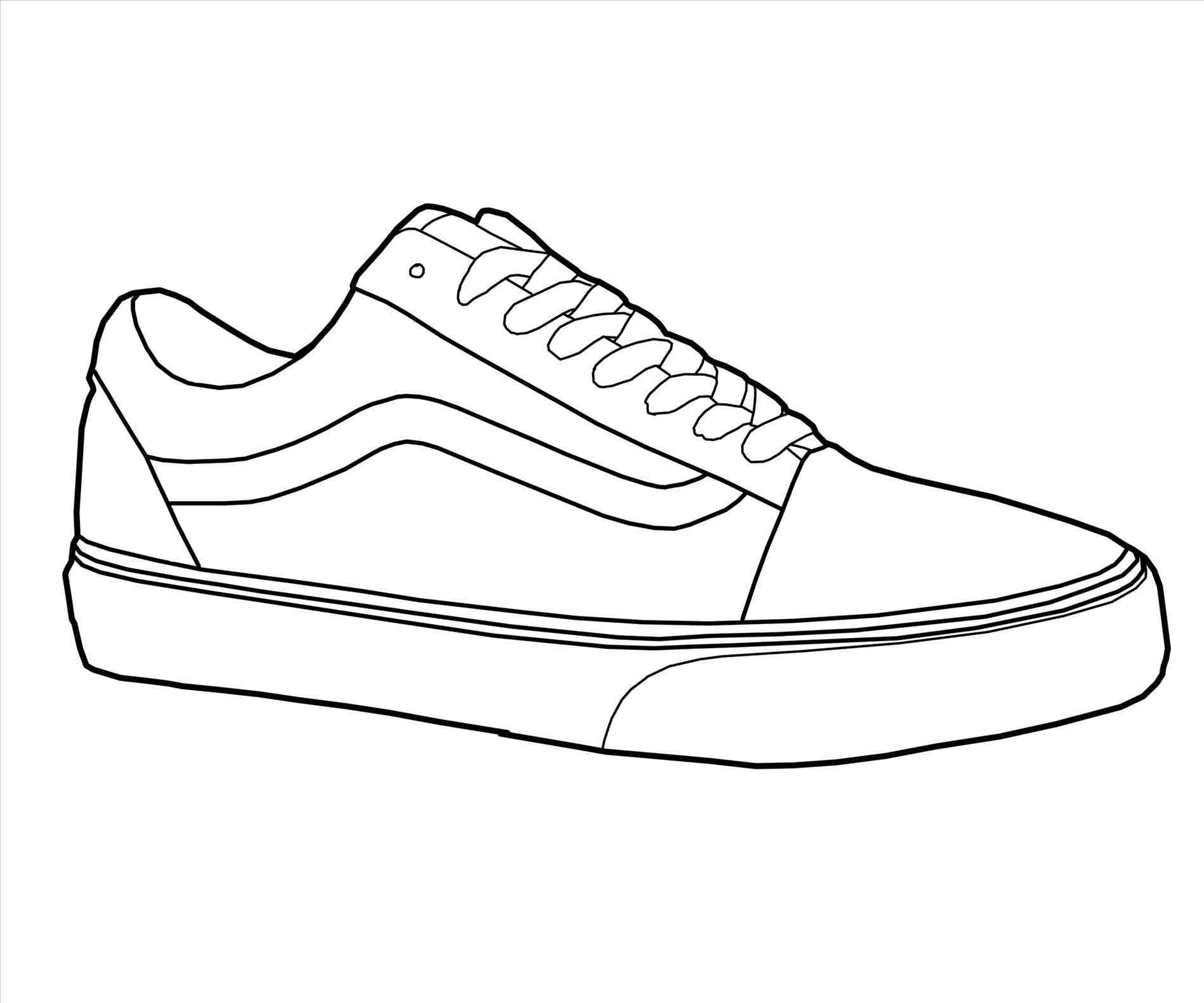 Shoe Coloring Page