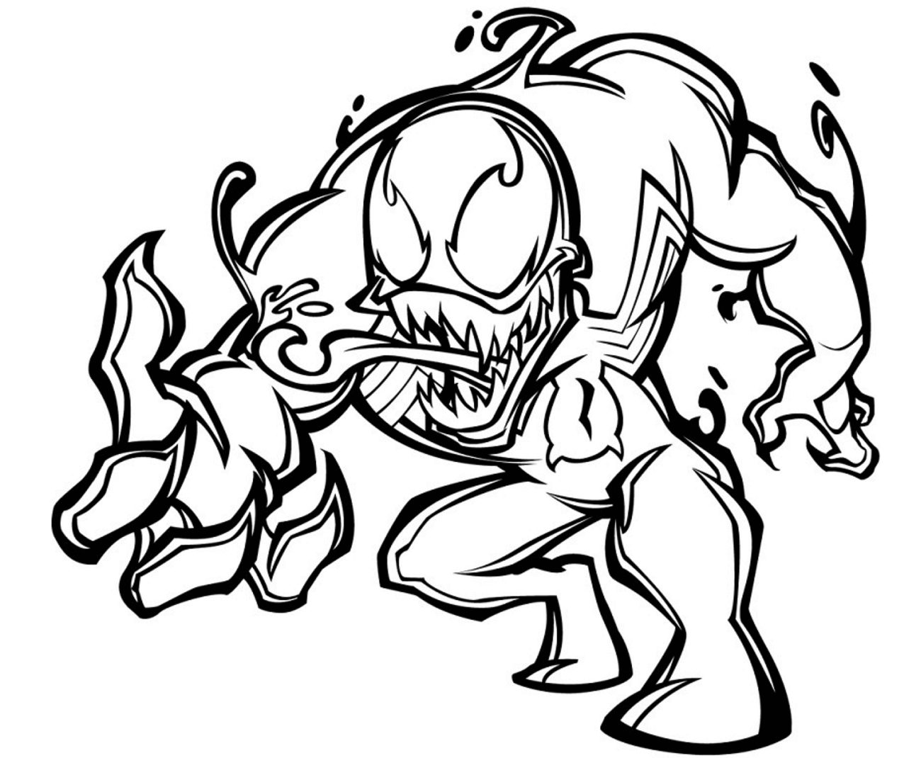 Venom Coloring Page