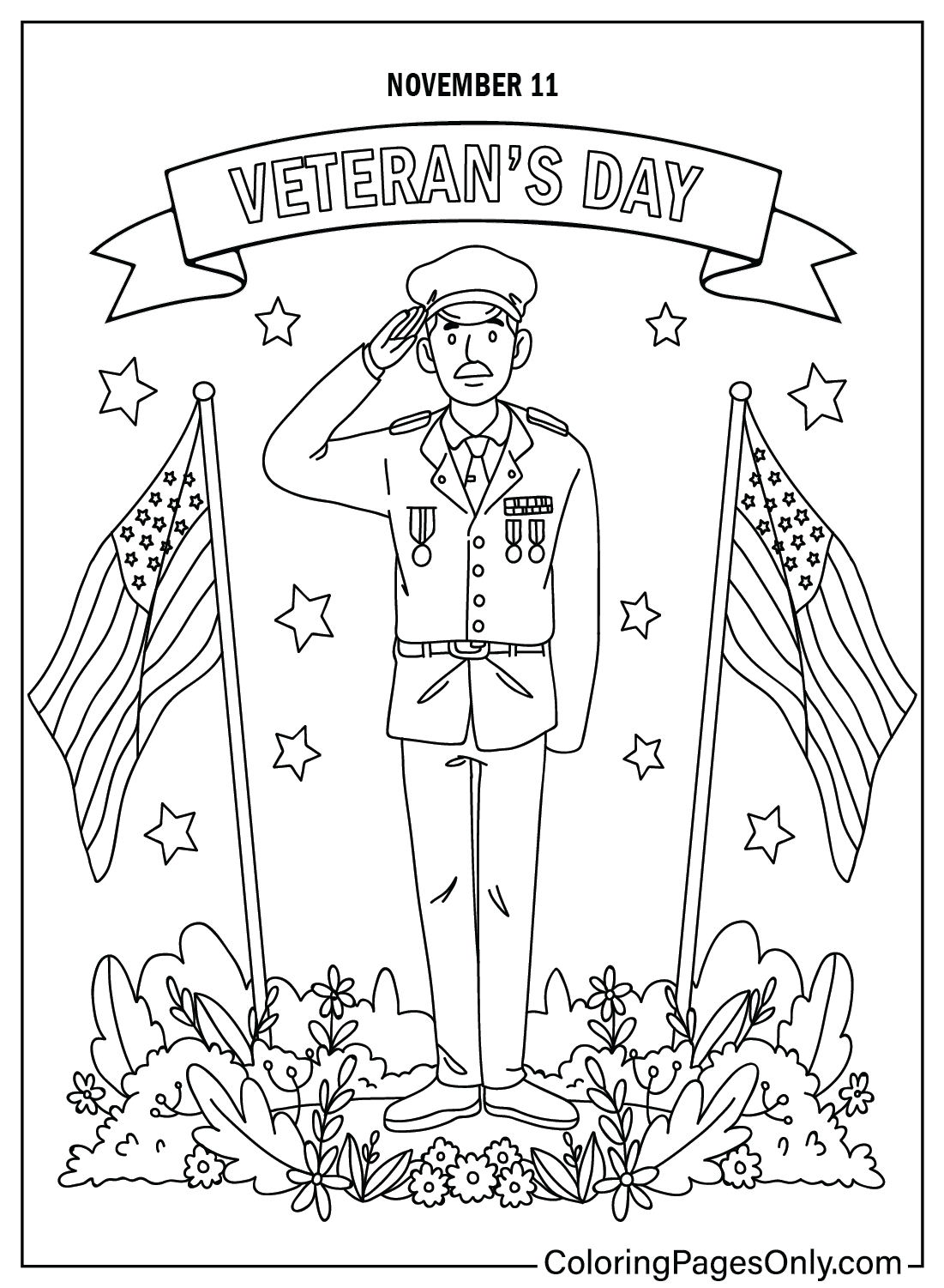 Veterans Day Coloring Pages