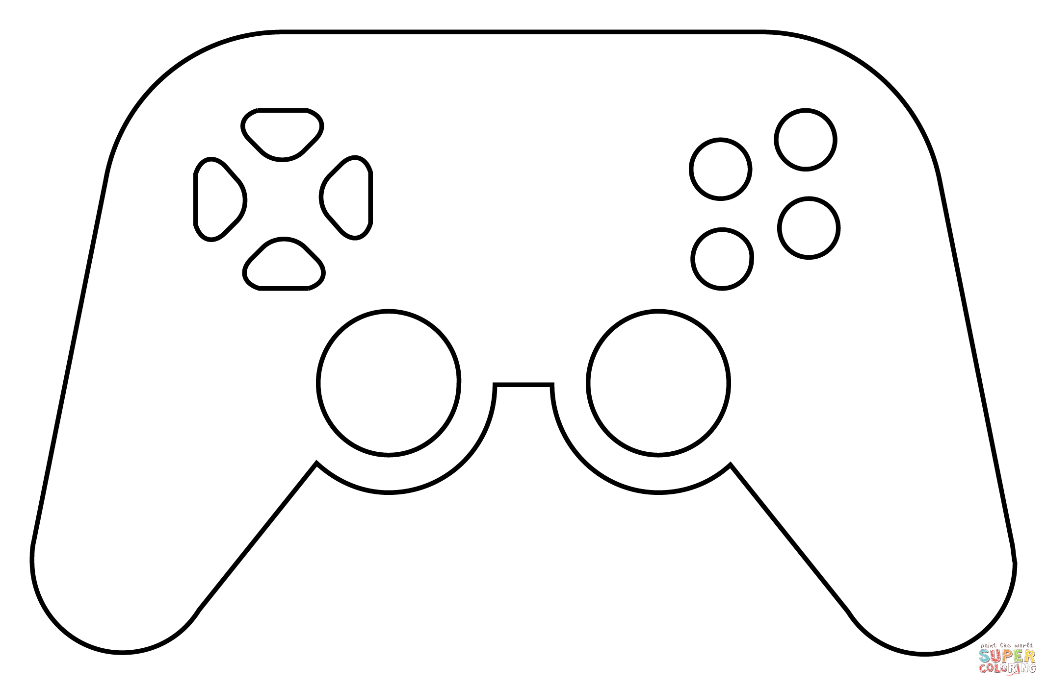 Video Game Coloring Page Free Printable Coloring Page Coloring Home
