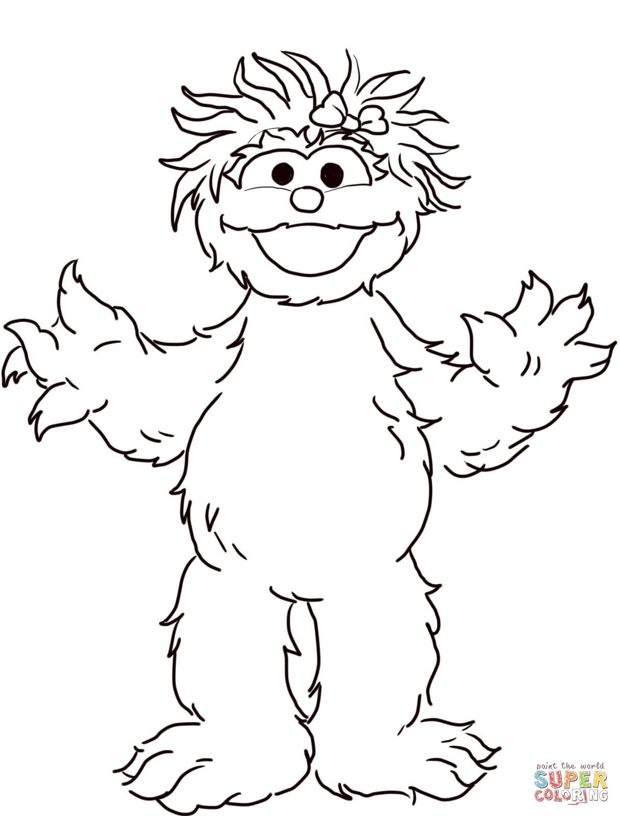 Viewing Gallery For Sesame Street Characters Coloring Pages Free Printable Coloring Pages