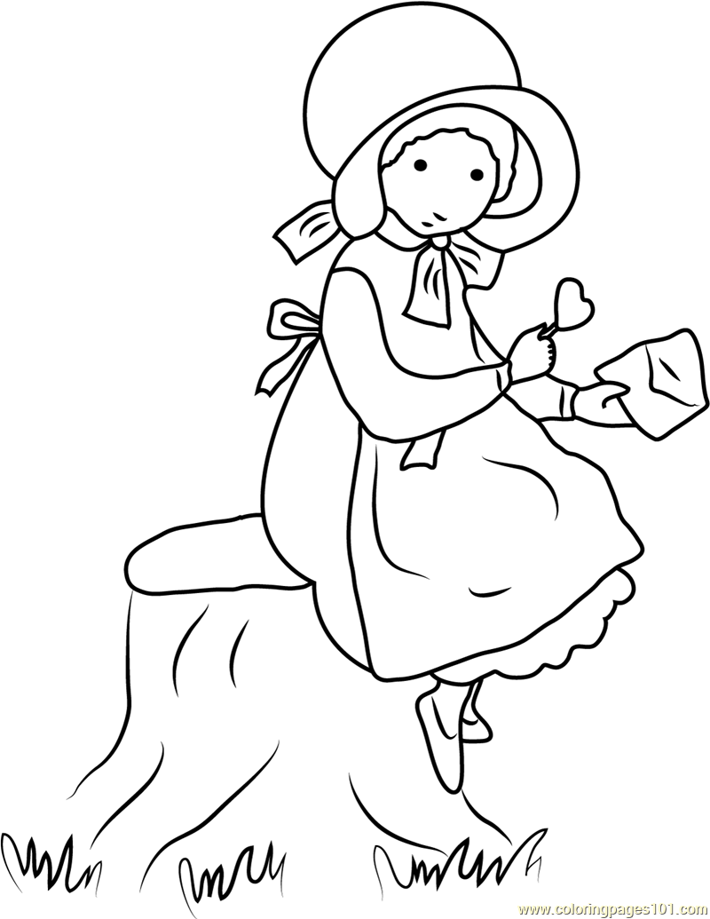 Vintage Holly Hobbie Coloring Pages Coloring Pages