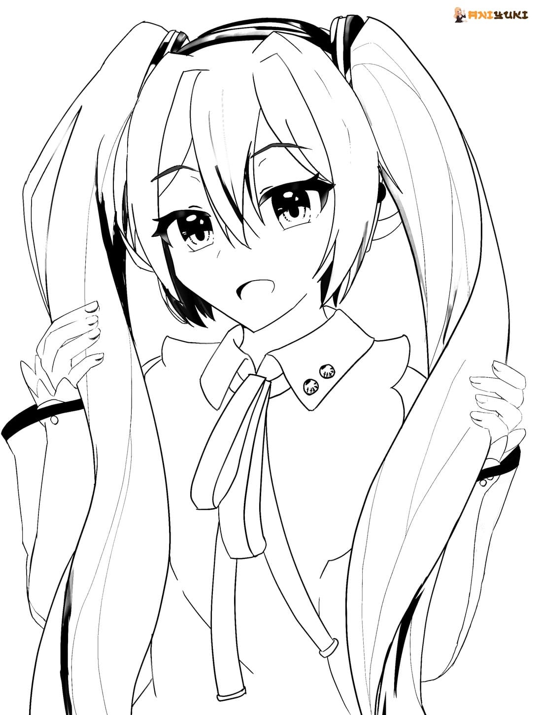 Vocaloid Group Coloring Pages