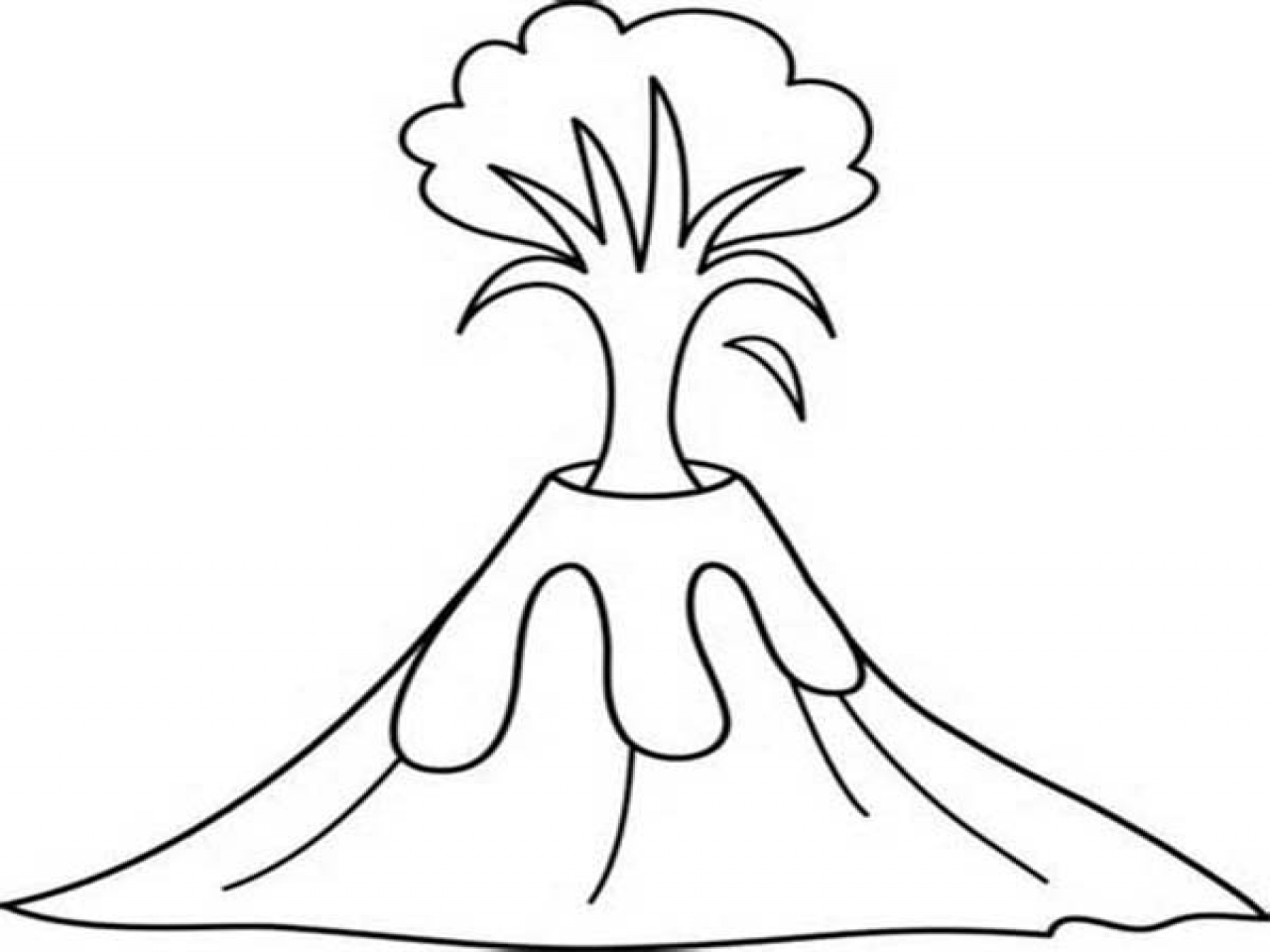Volcano Coloring Pages To Print At GetDrawings Free Download