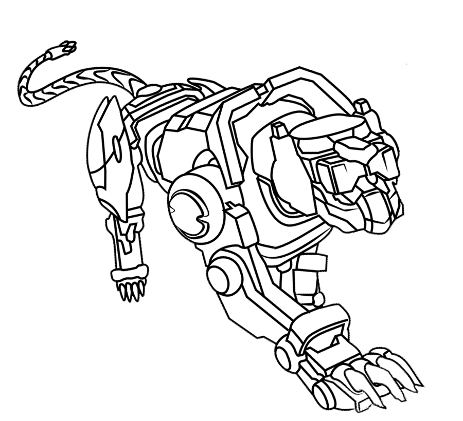 Voltron Coloring Pages