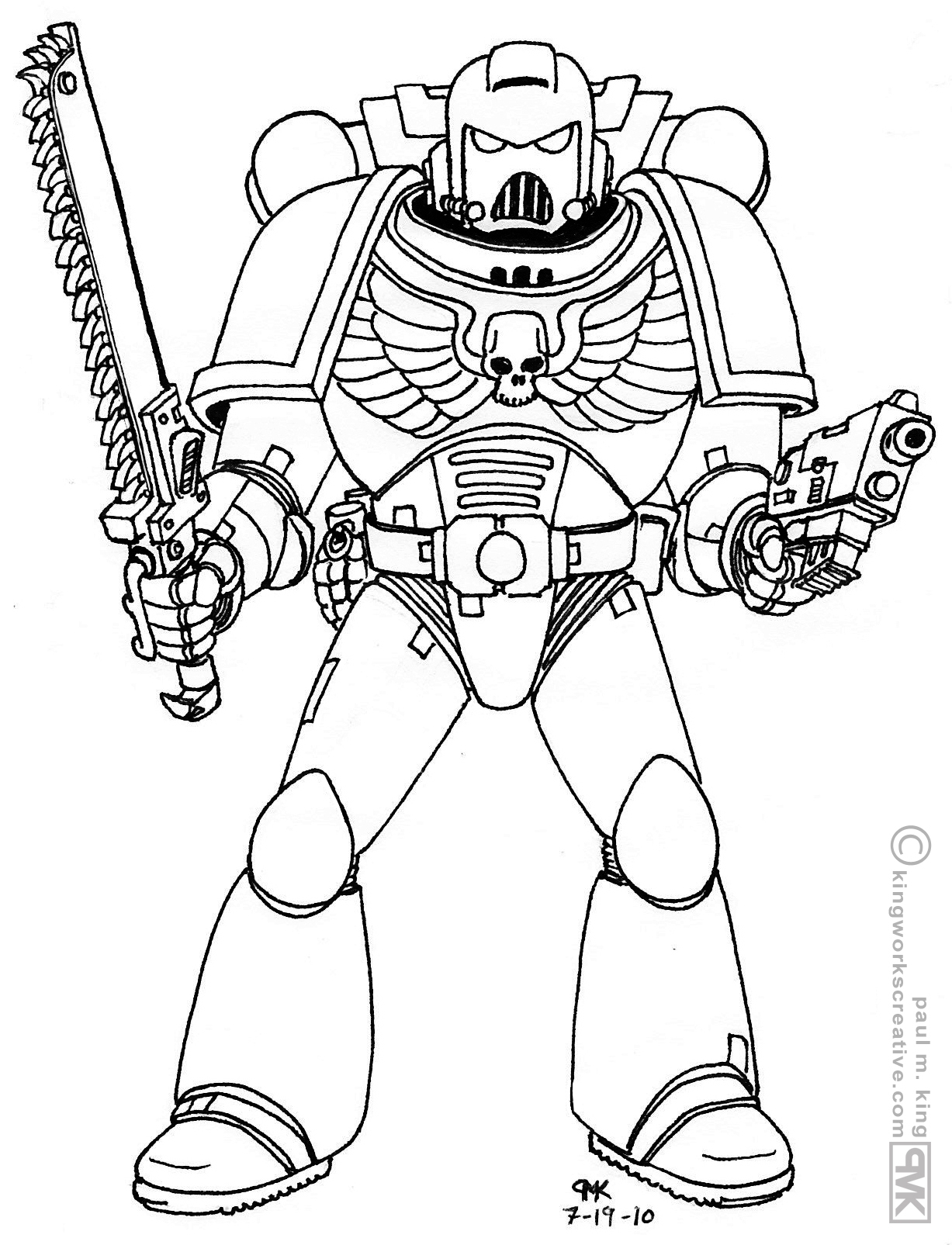 Warhammer Coloring Book Coloring Pages