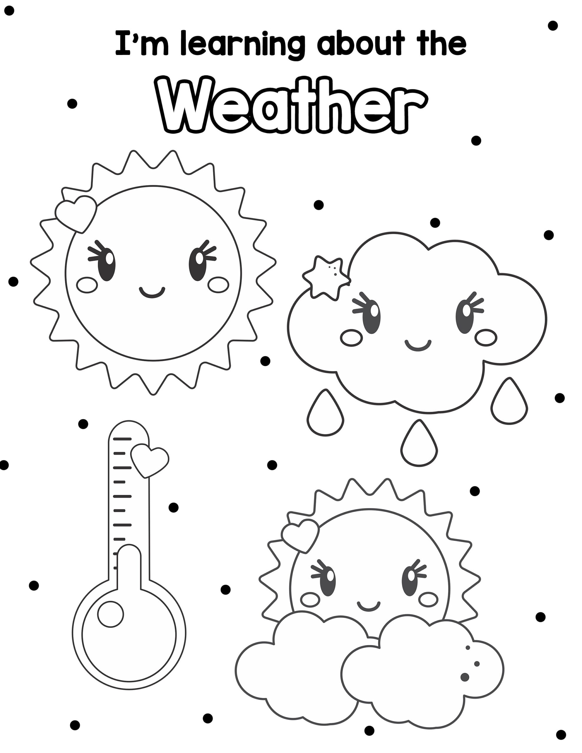 Weather Coloring Pages