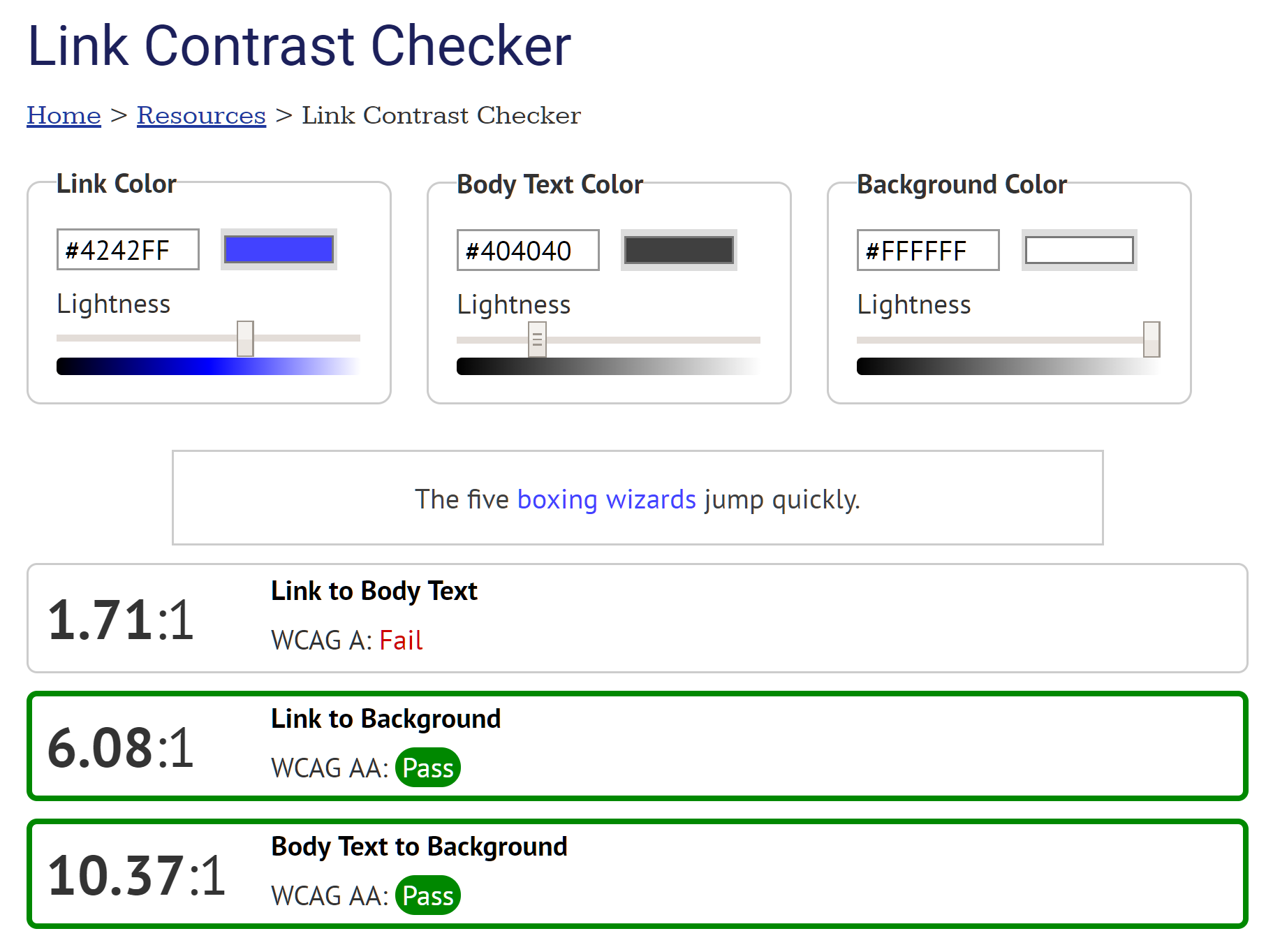 WebAIM Contrast And Color Accessibility Evaluating Contrast And Color Use