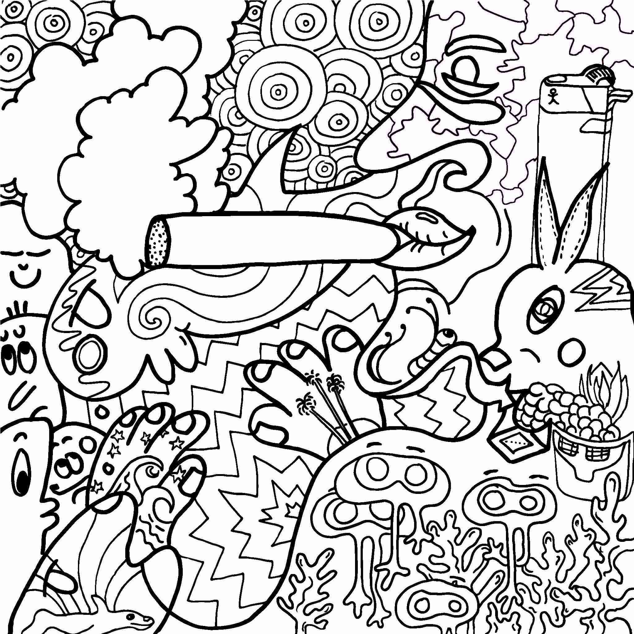 Weed Coloring Pages At GetColorings Free Printable Colorings Pages To Print And Color