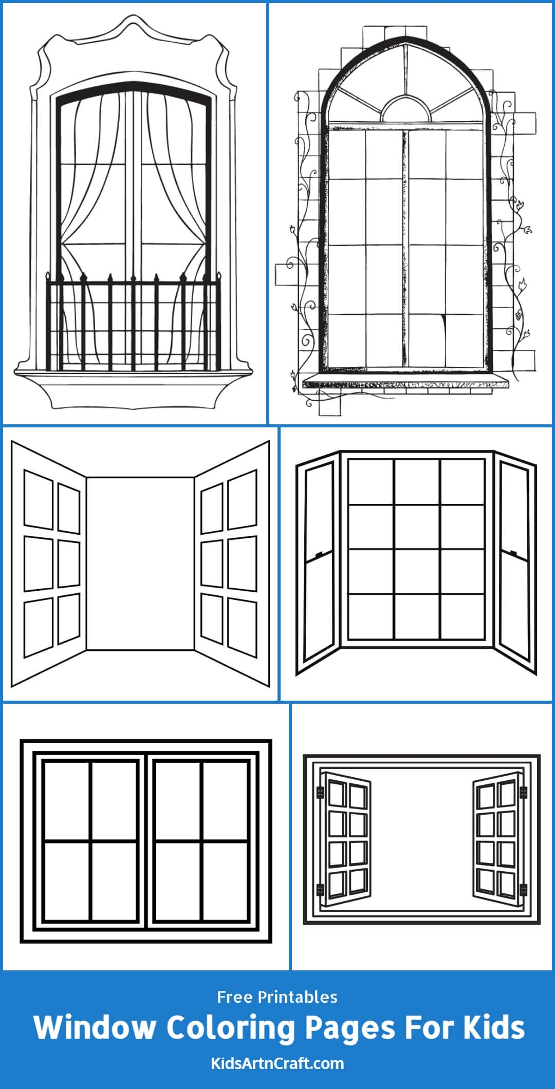 Window Coloring Pages