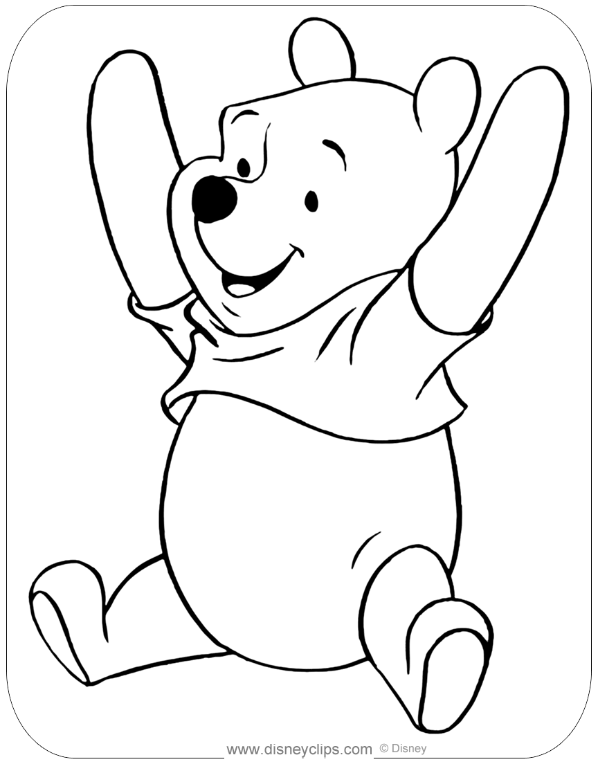 Winnie The Pooh Coloring Pages Disney S World Of Wonders
