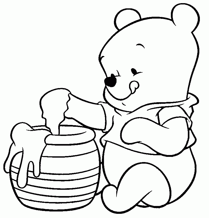 Winnie The Pooh Pictures Free Download Coloring Home