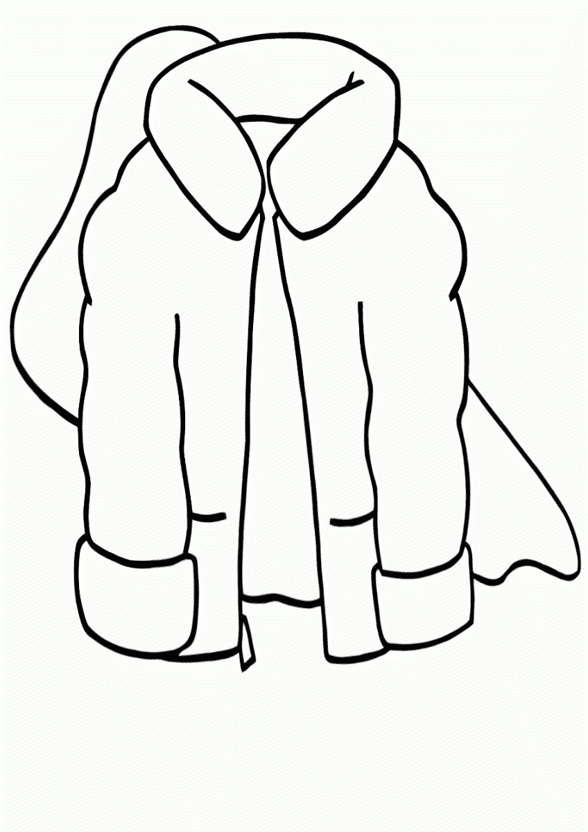 Winter Clothes Coloring Pages To Download And Print For Free