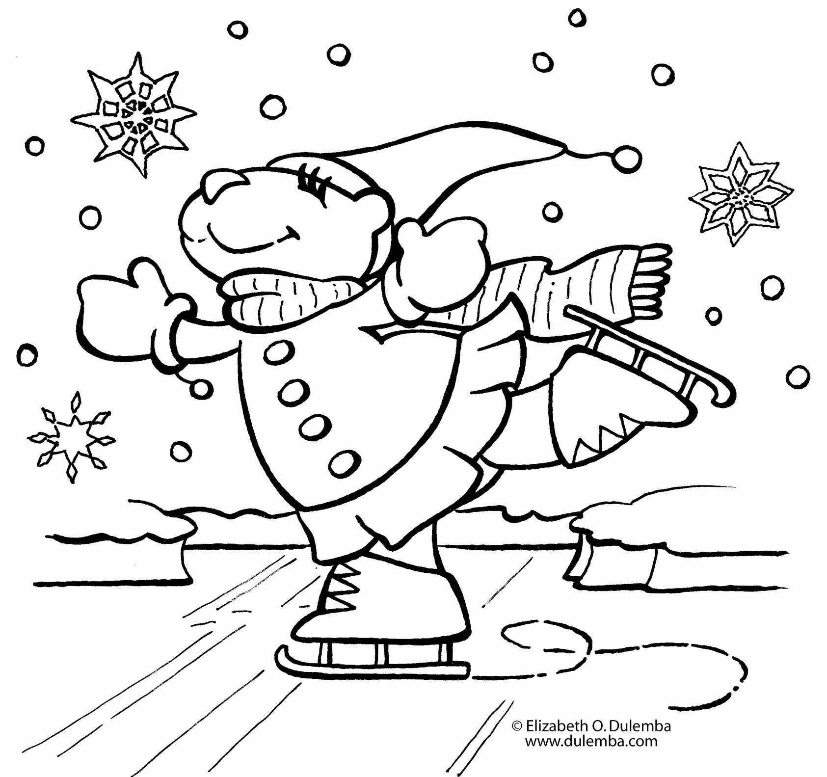 Winter Olympics Coloring Pages