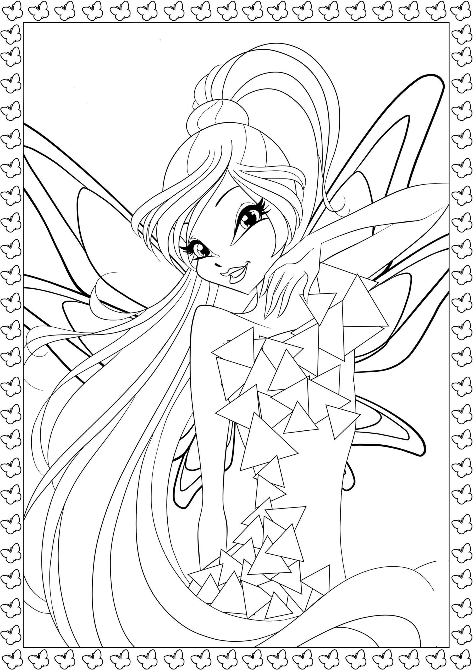 Winx Tynix Coloring Pages To Download And Print For Free