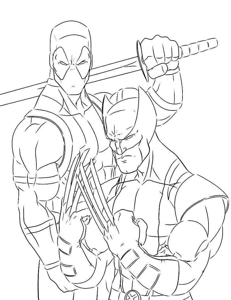 Wolverine Coloring Pages