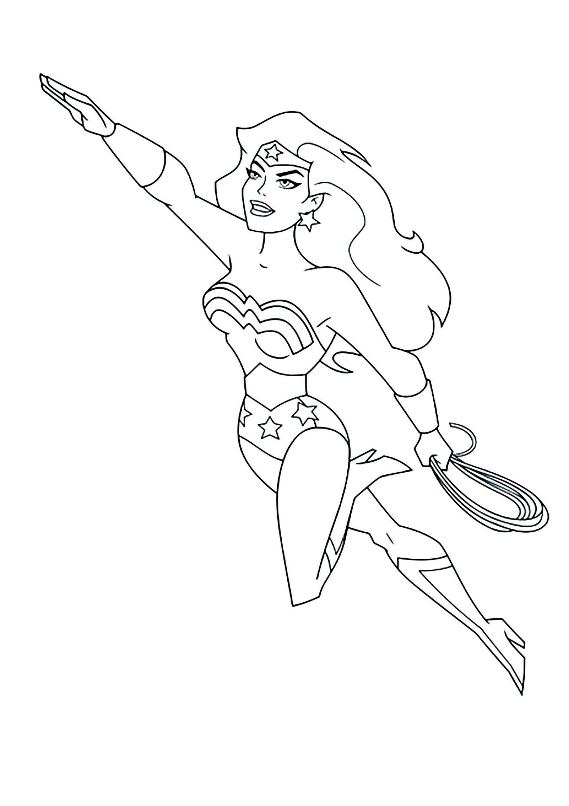 Wonder Woman Wonder Woman Coloring Pages For Kids