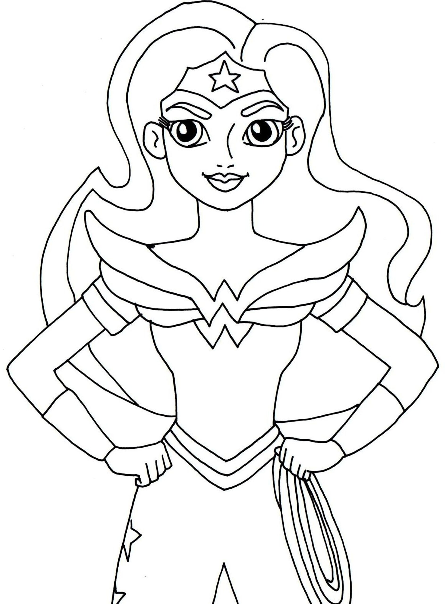 Wonder Woman Wonder Woman Coloring Pages For Kids