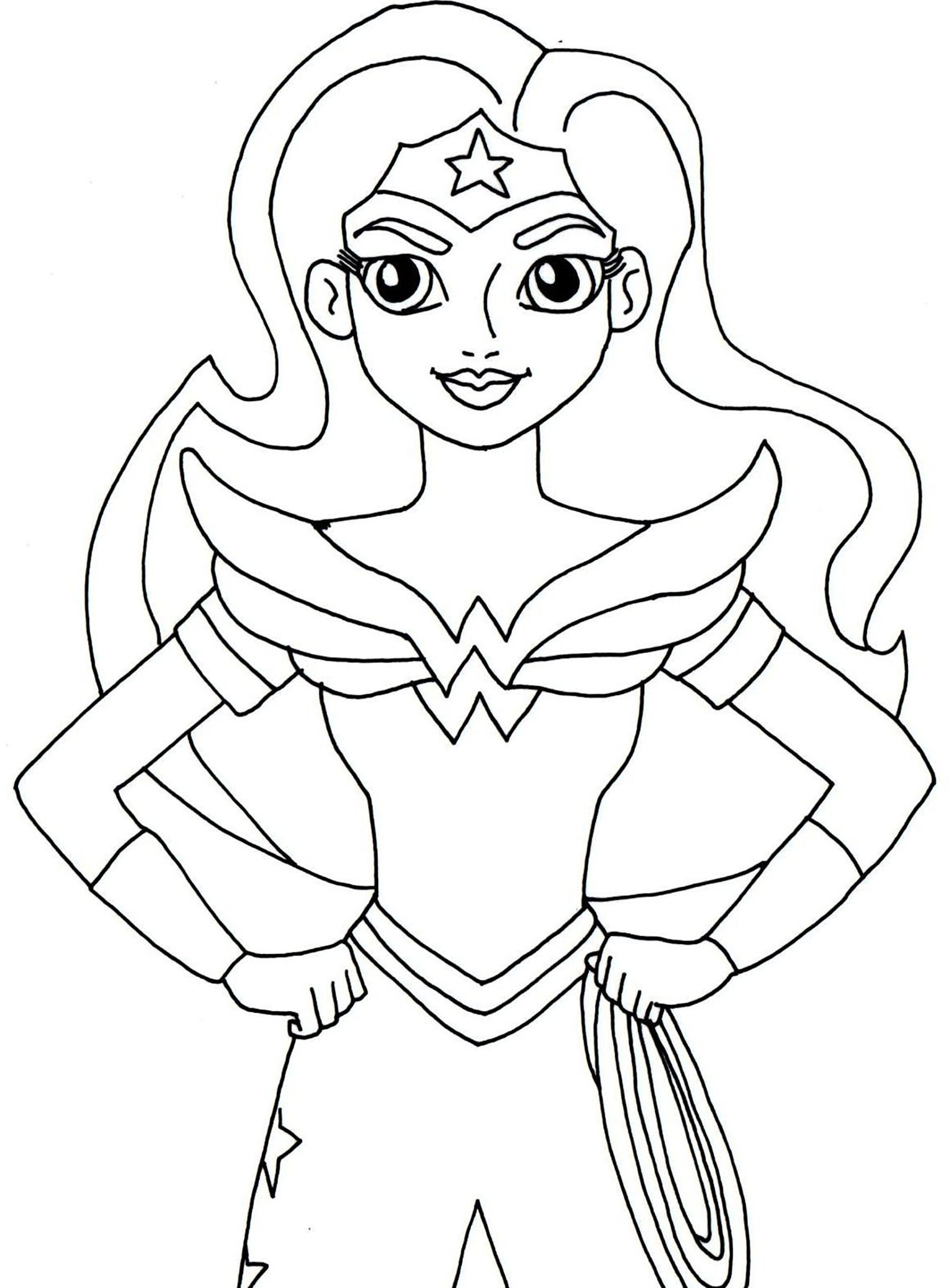 Wonder Woman Wonder Woman Coloring Pages For Kids