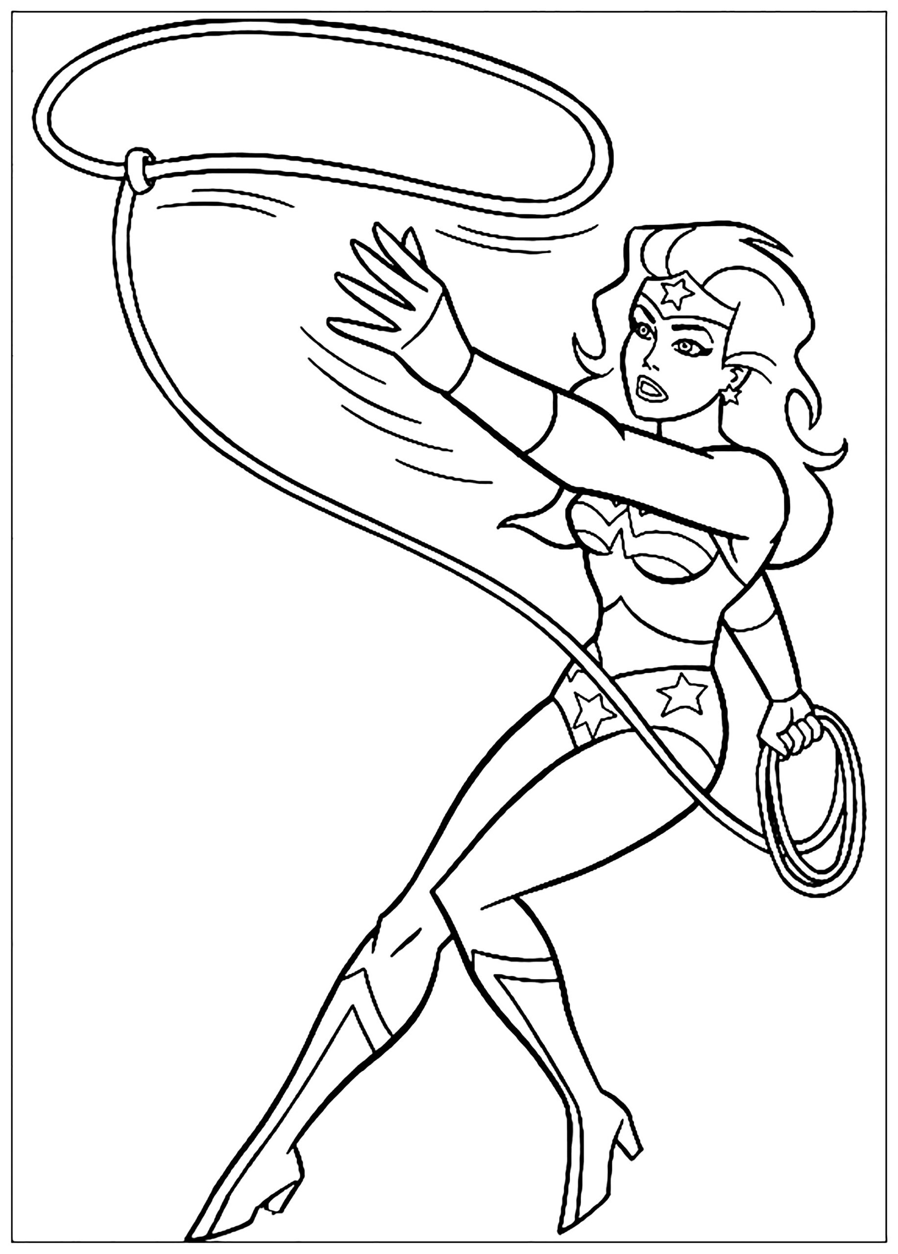 Wonder Woman Wonder Woman Coloring Pages For Kids