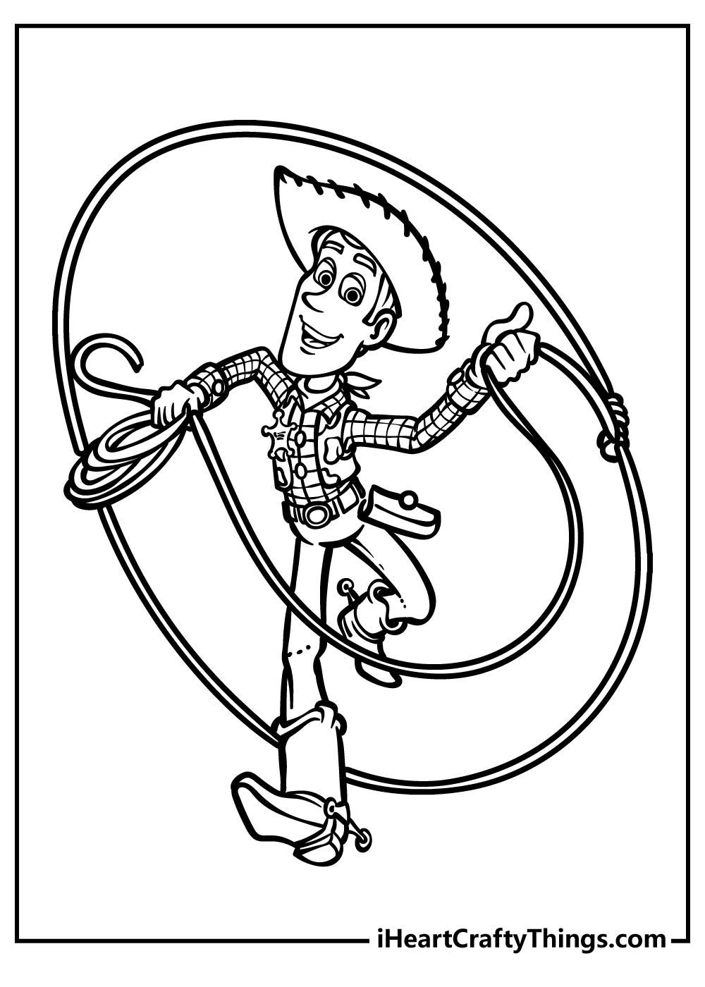 Woody Coloring Page