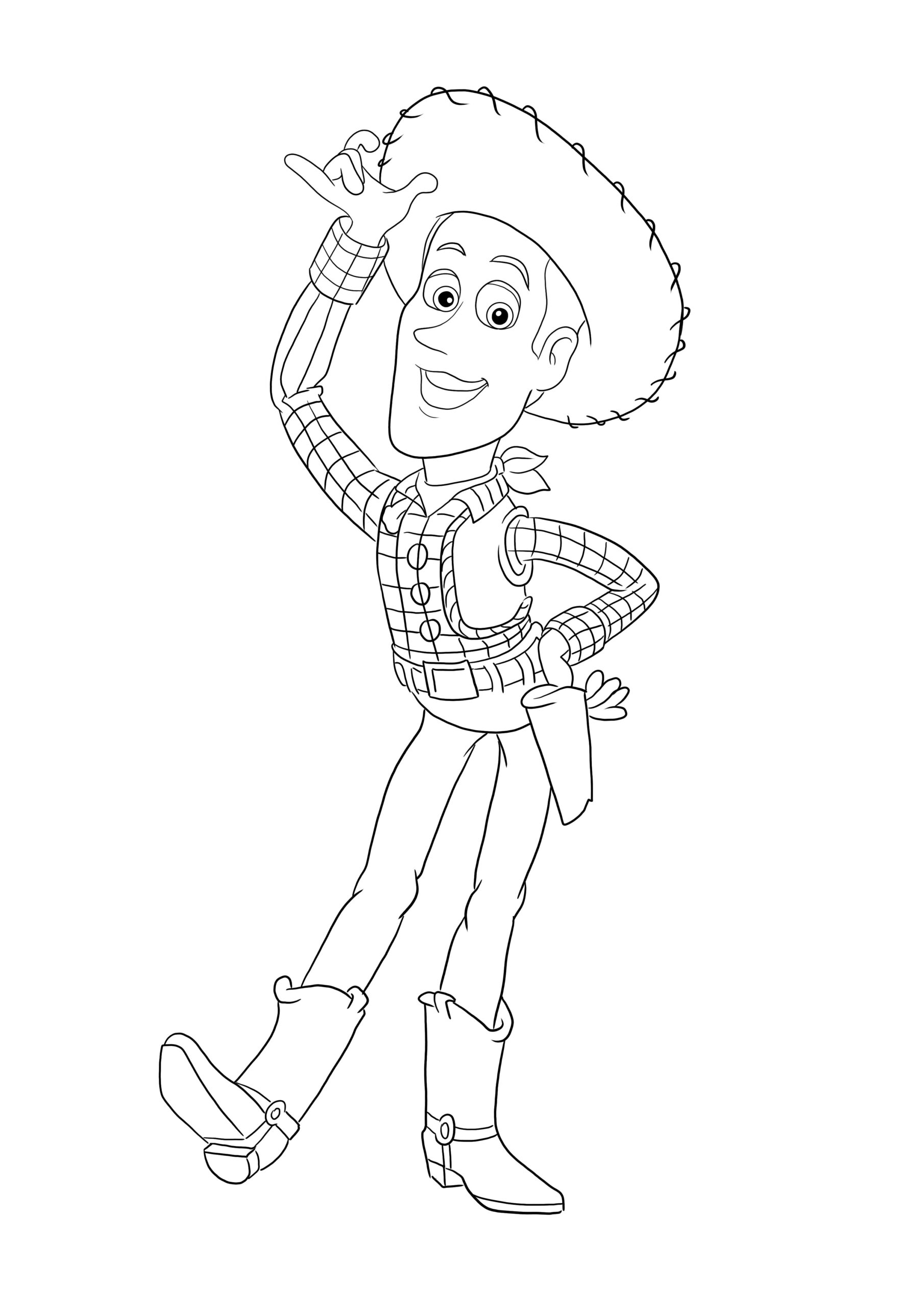 Woody Printable Coloring Pages