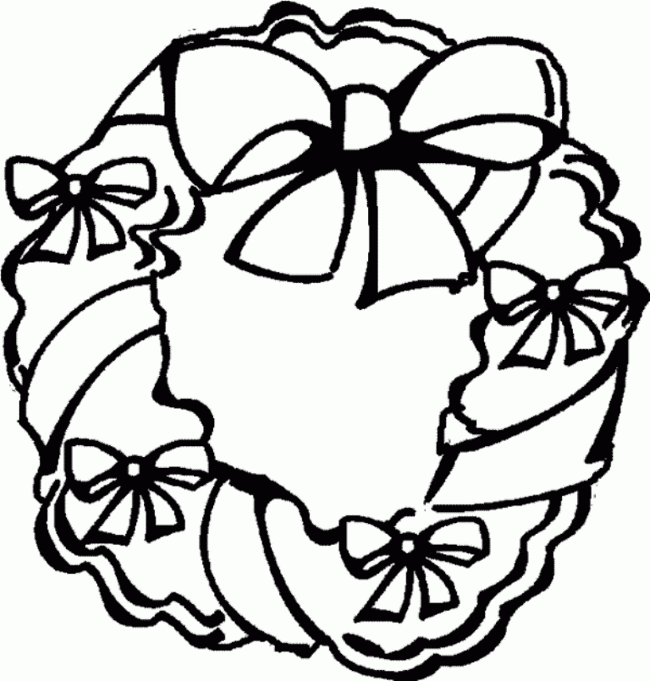 Wreath Coloring Pages Download And Print For Free
