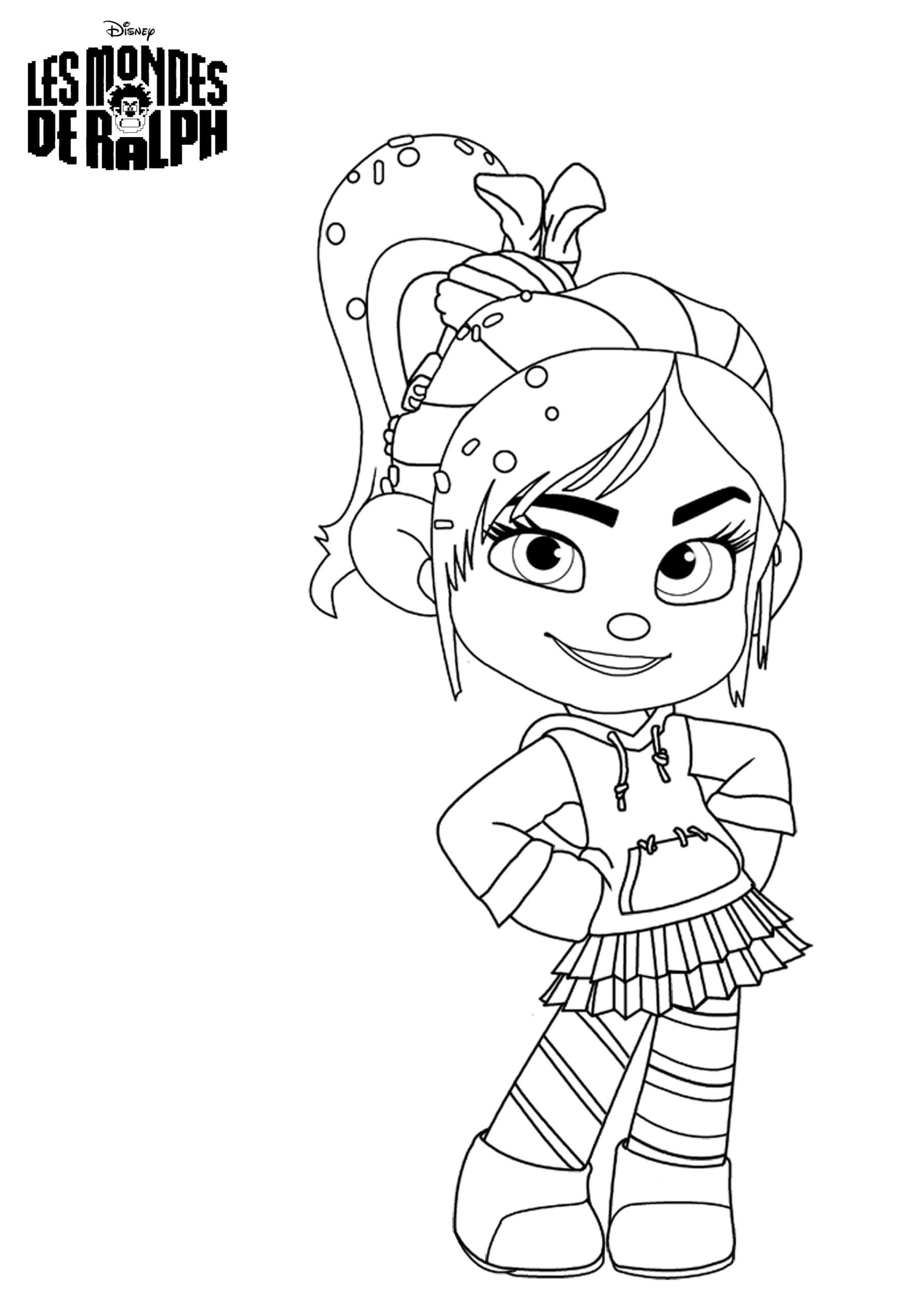 Wreck It Ralph Animation Movies Free Printable Coloring Pages