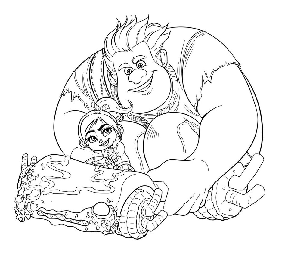 Wreck It Ralph Coloring Pages Best Coloring Pages For Kids