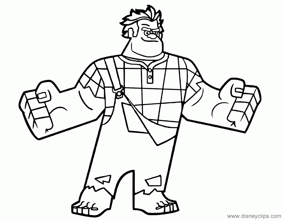 Wreck It Ralph Coloring Pages