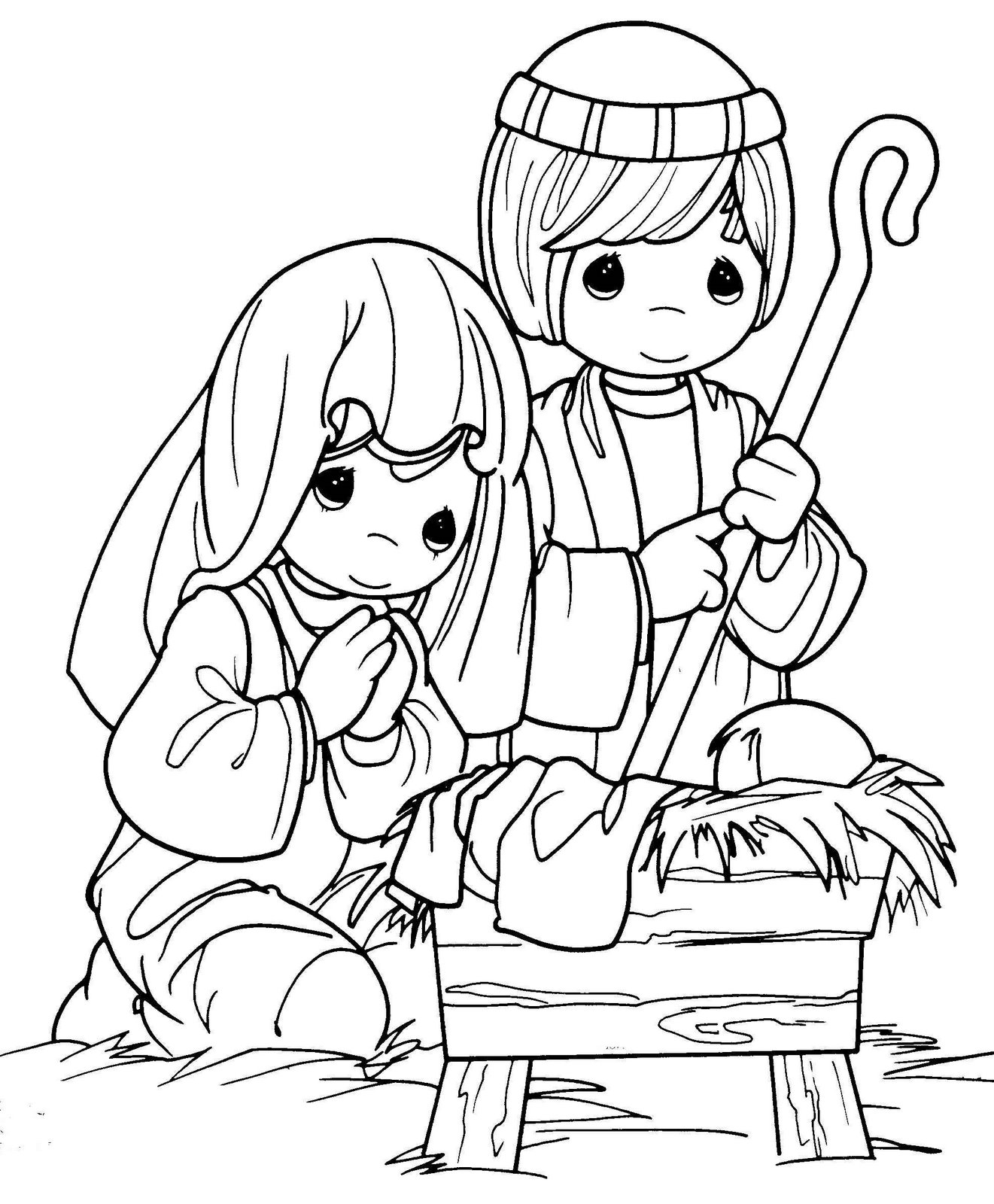 XMAS COLORING PAGES