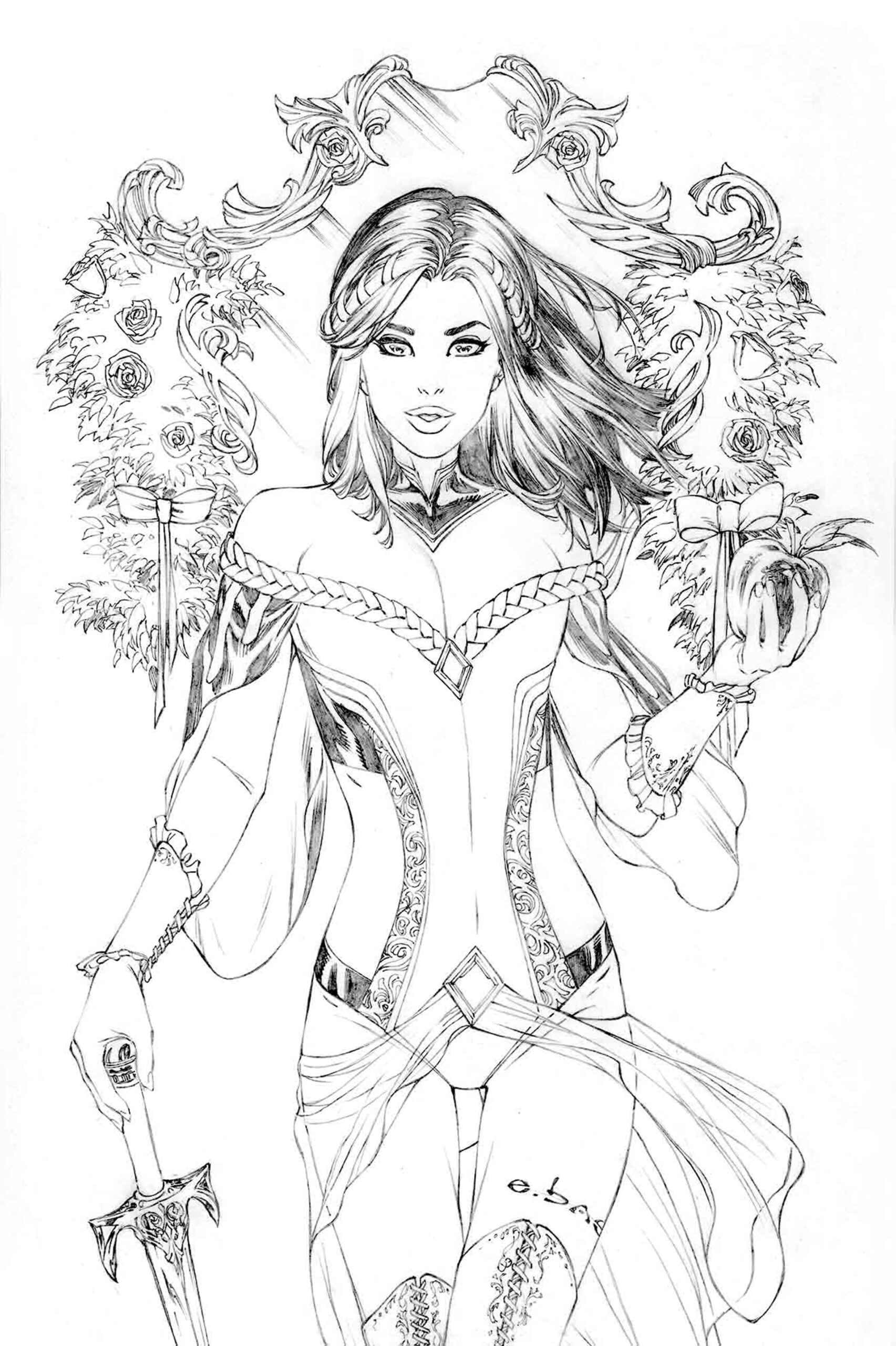 Zenescope Coloring Book Coloring Pages