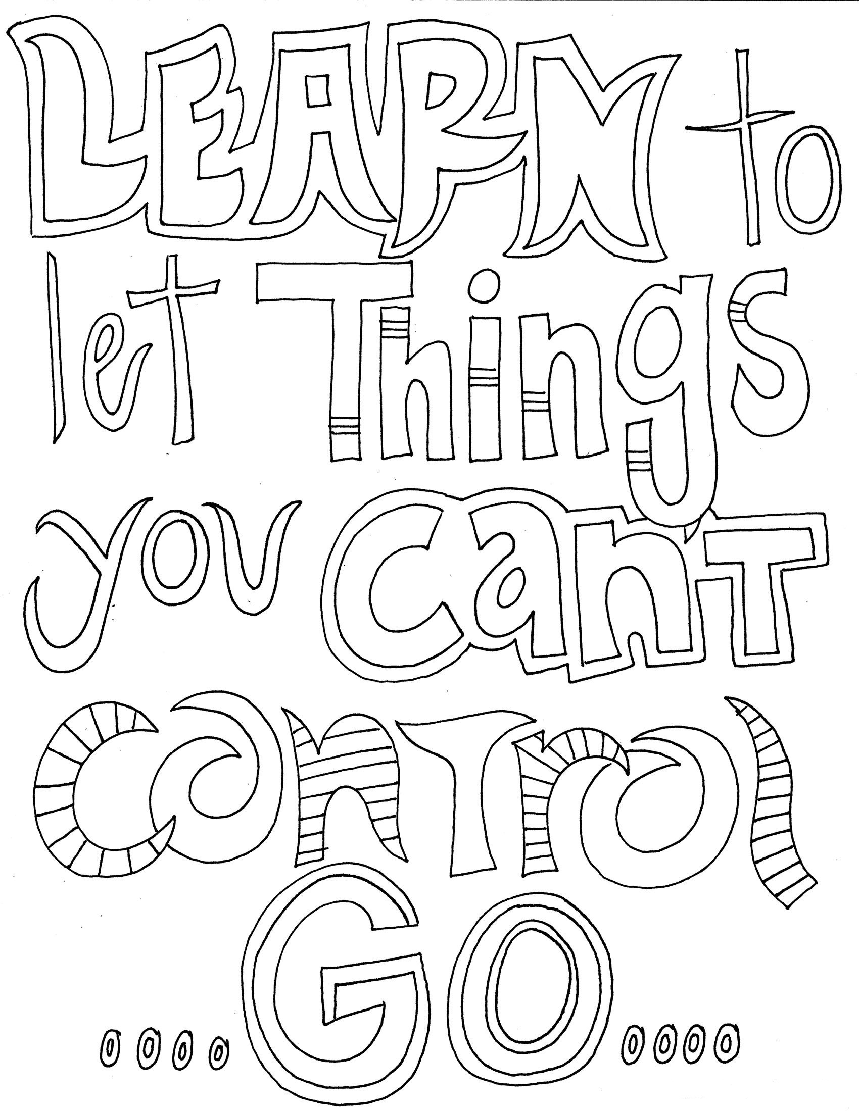 Anger Management Coloring Pages