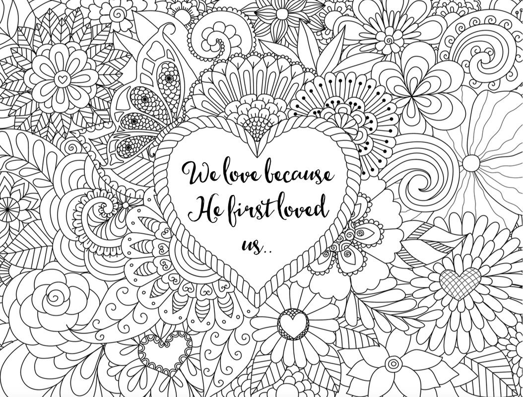 Bible Verse Colour In THIRSTY DEER