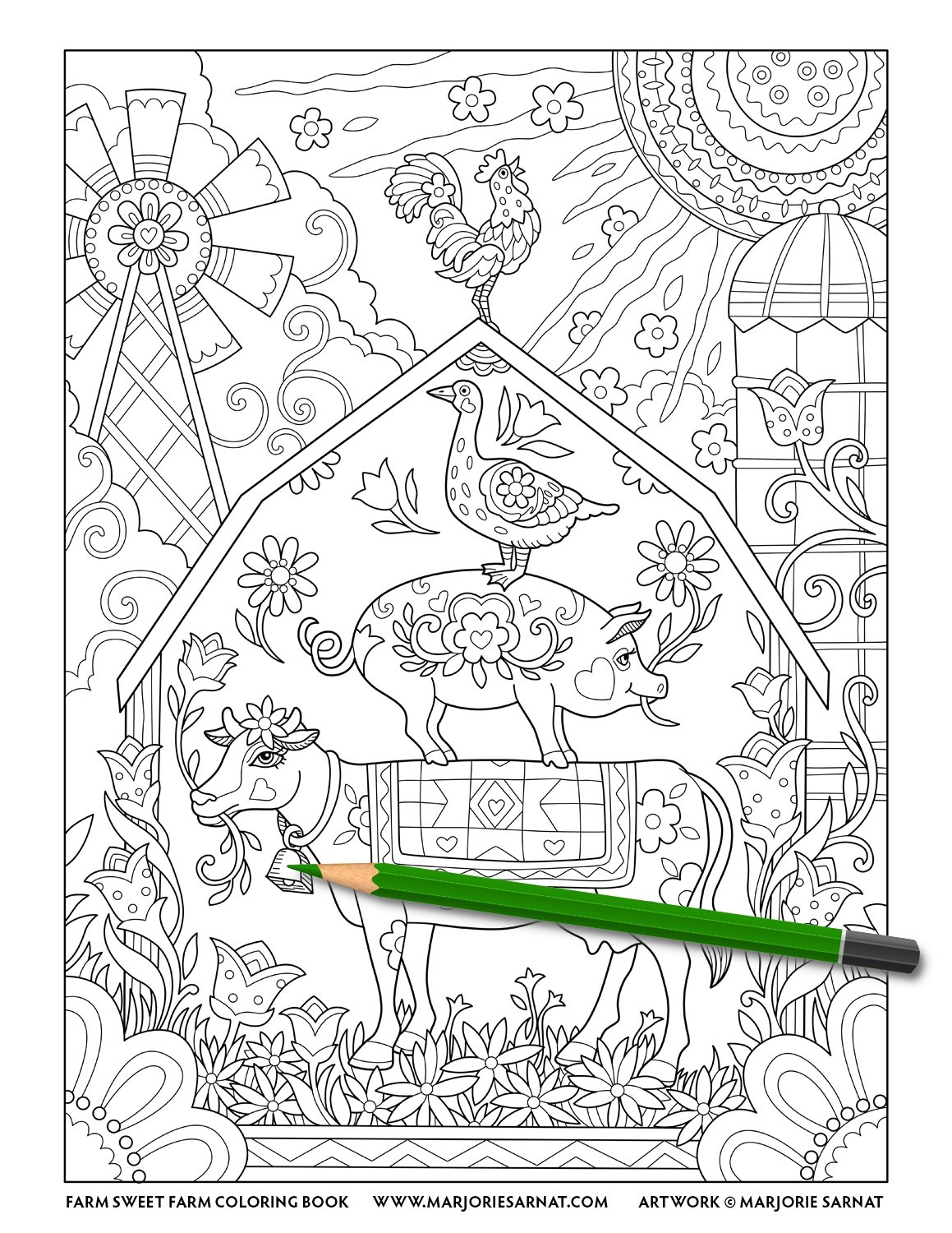 Marjorie Sarnat Coloring Pages